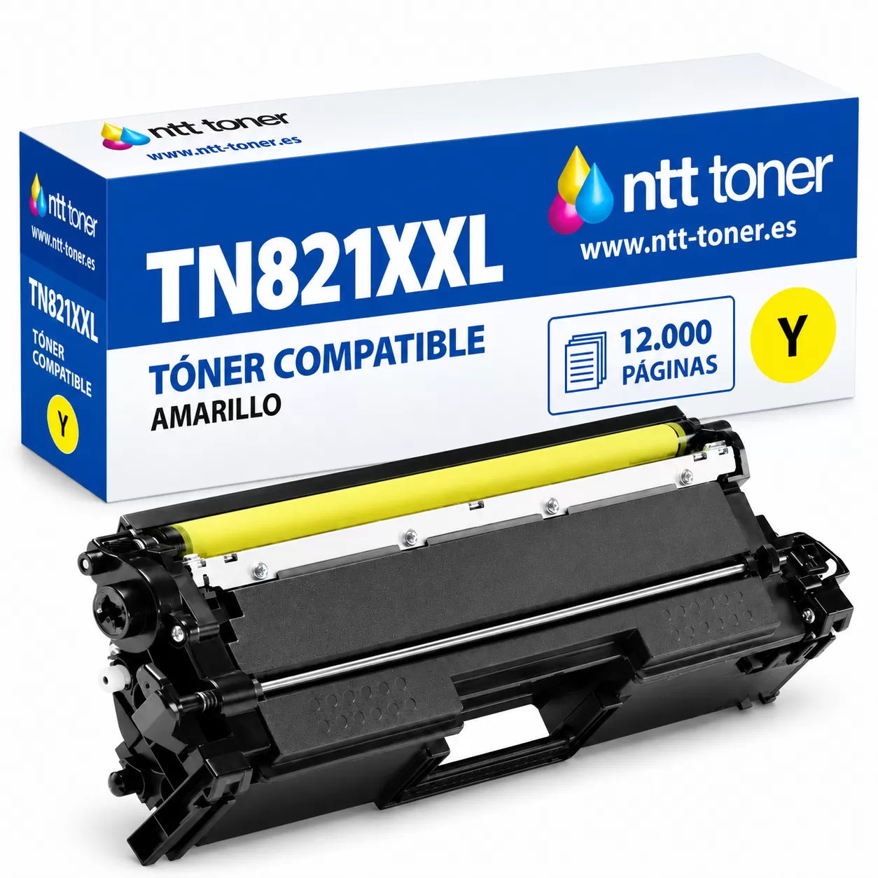 Tóner Brother TN821XXL Amarillo Compatible Tóner Brother TN821XXL Amarillo Compatible